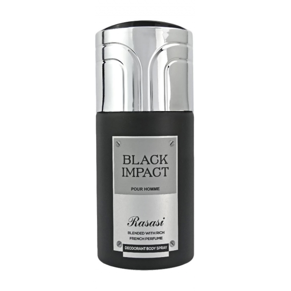 rasasi rasasi black impact body spray for women 250 ml